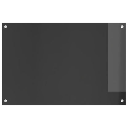 Schienale Cucina Grigio Scuro 90X60X0,6 Cm In Vetro Temperato