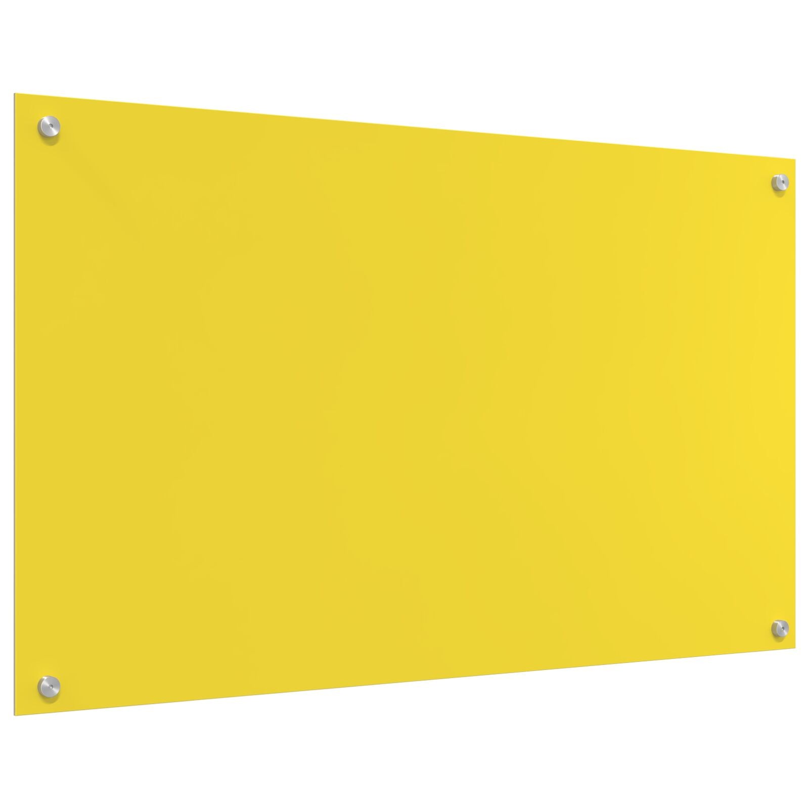 Schienale Cucina Giallo 100X60X0,6 Cm In Vetro Temperato Di