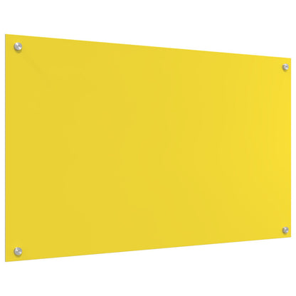 Schienale Cucina Giallo 100X60X0,6 Cm In Vetro Temperato Di
