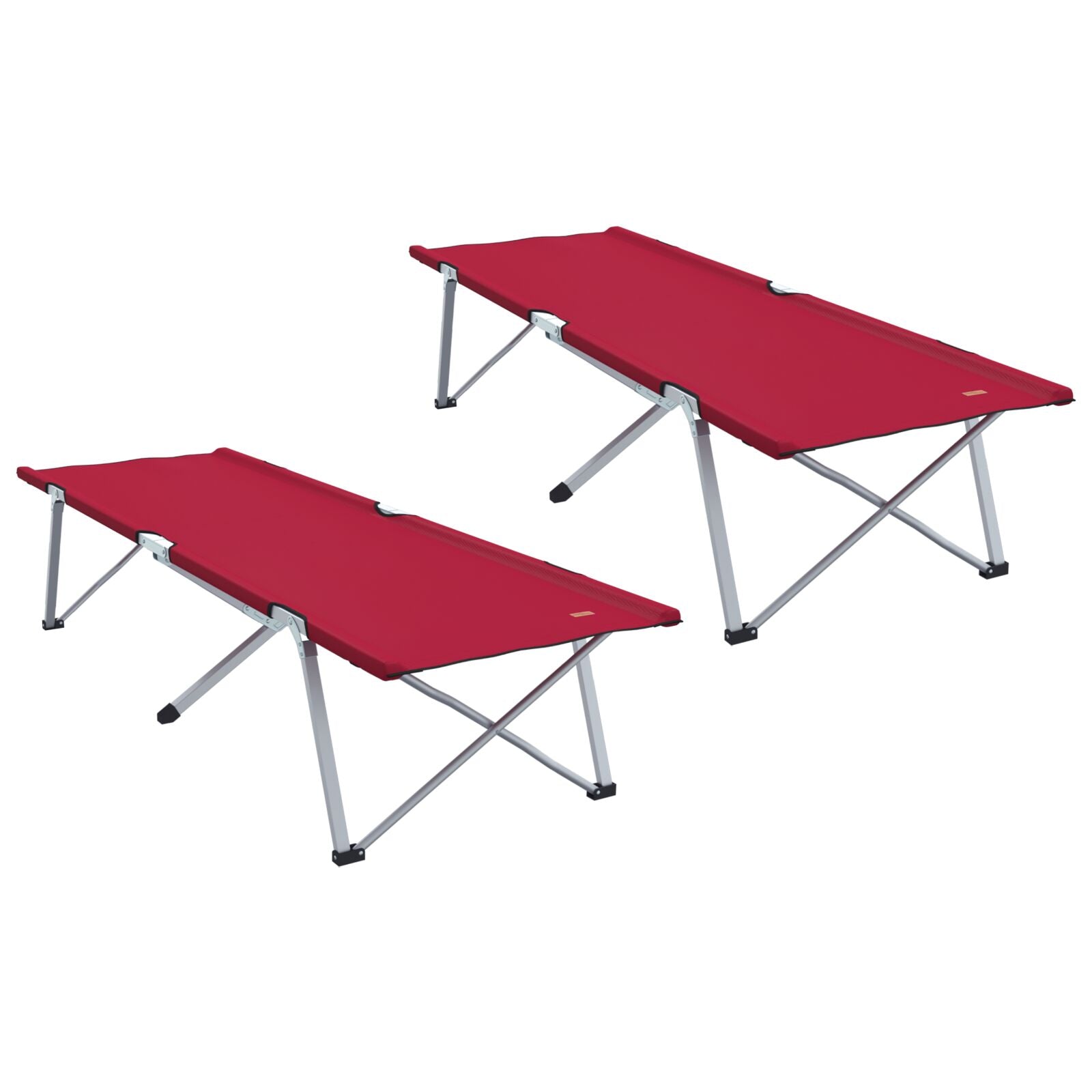Letto Da Campeggio Pieghevole Metallo, Tessuto Standard