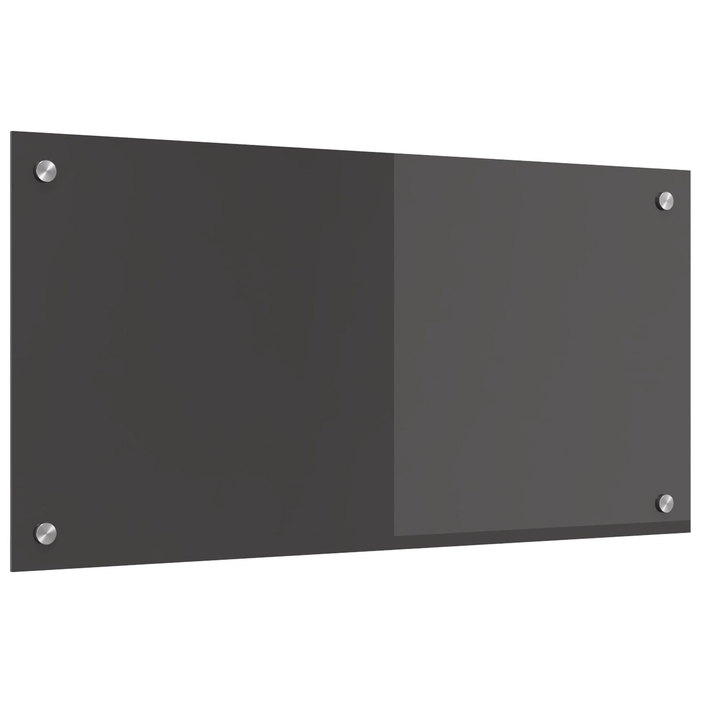 Schienale Cucina Grigio Scuro 80X40X0,6 Cm In Vetro Temperato