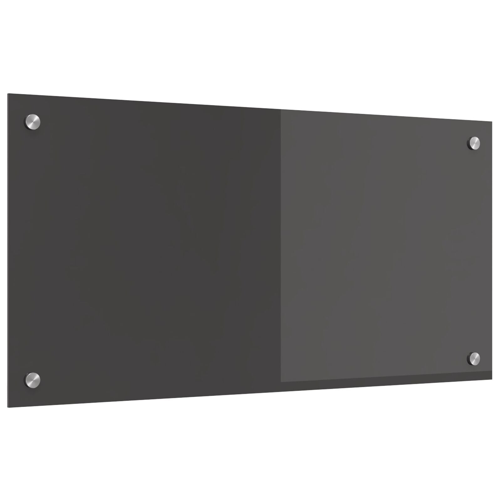 Schienale Cucina Grigio Scuro 80X40X0,6 Cm In Vetro Temperato