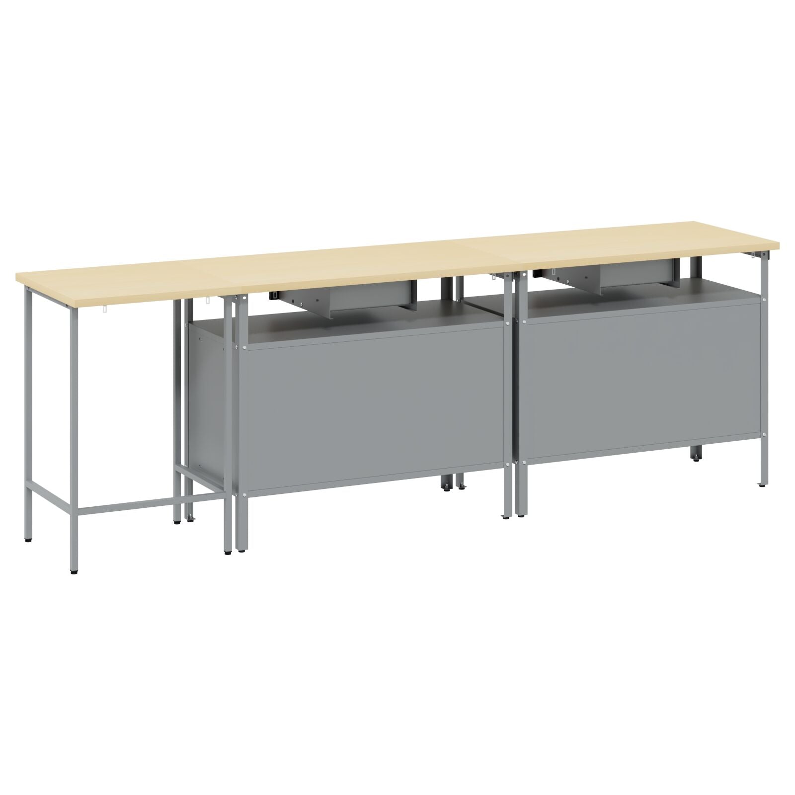 Set Di Panchine Da Lavoro In Acciaio Rosso Rosso