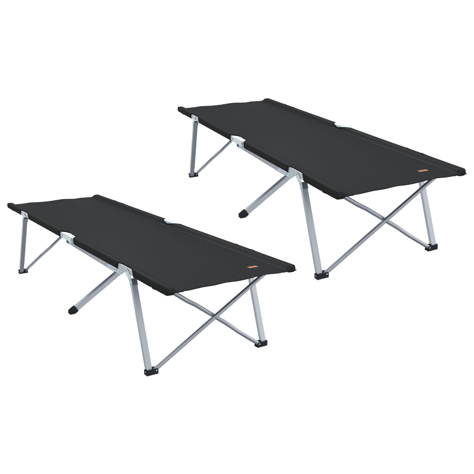Letto Da Campeggio Pieghevole Metallo, Tessuto Standard