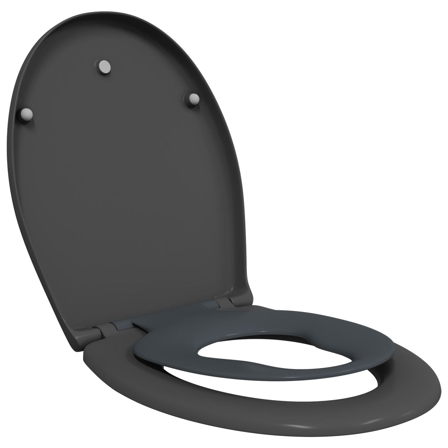 Sedile Per Toilette Familiare Con Sedile Per Bambini Sgancio Rapido In Duroplast