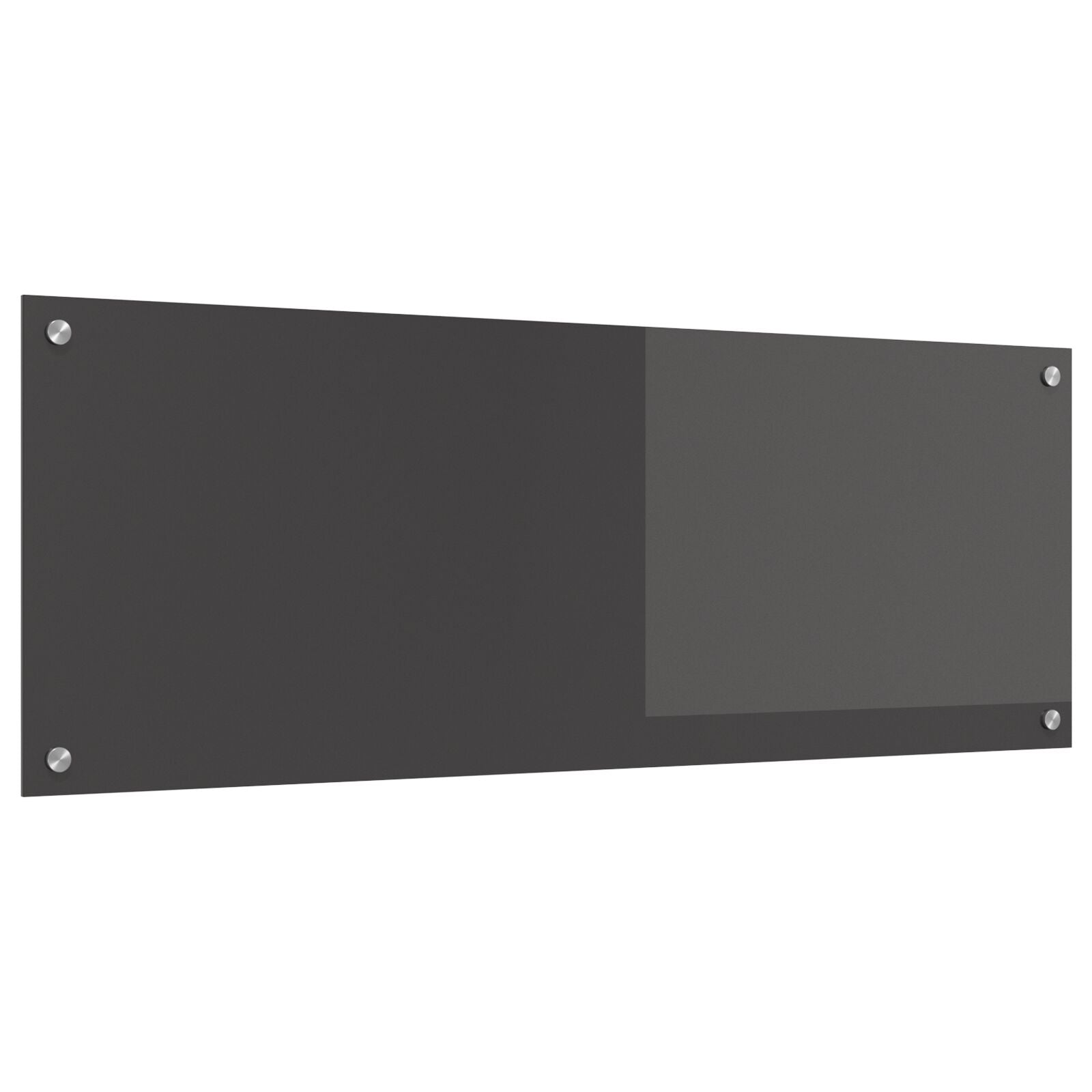 Schienale Da Cucina  Grigio Scuro 110X40X0,6 Cm In Vetro Temperato