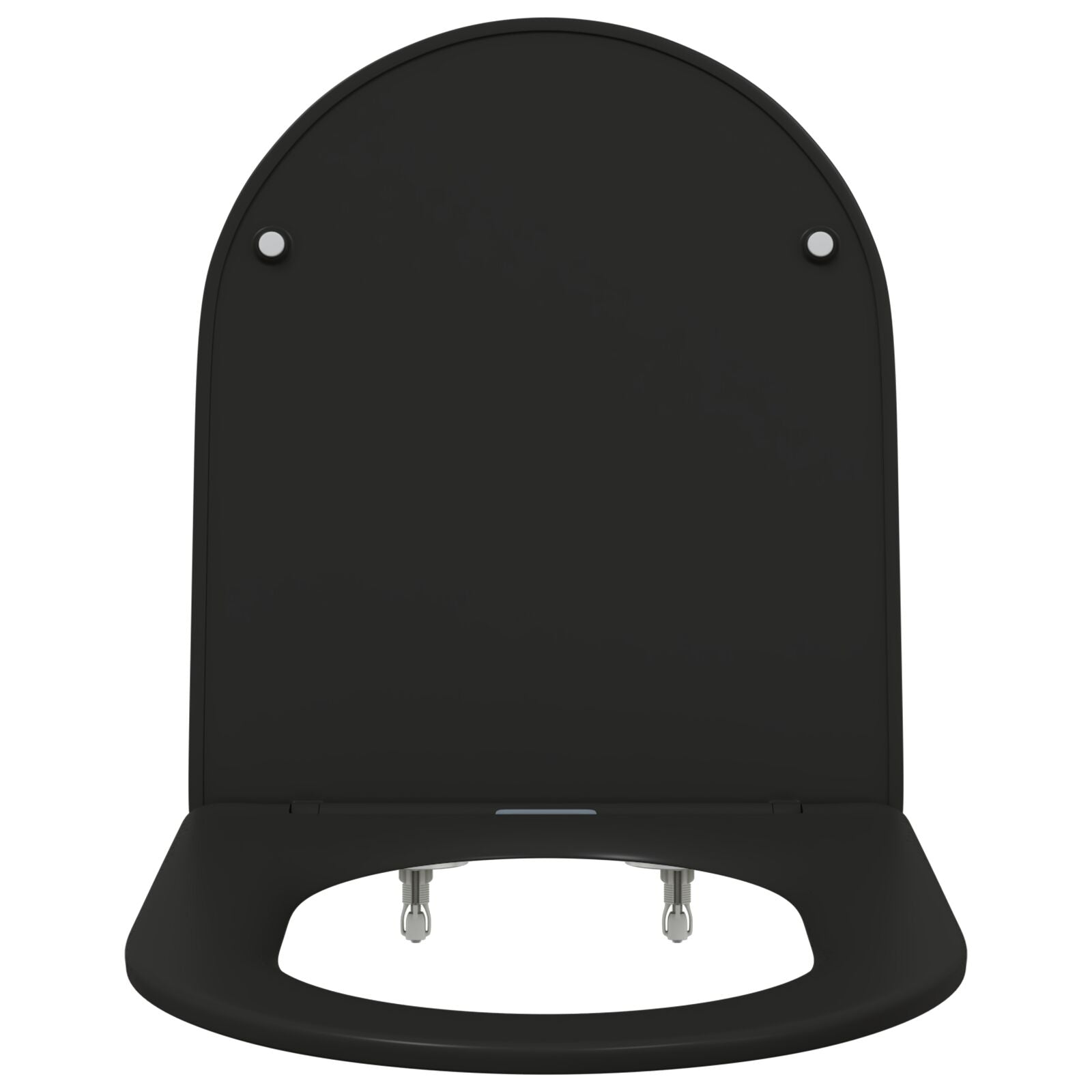Seggiolino Per Toilette A Rilascio Rapido Con Chiusura Morbida - Duroplast, Nero