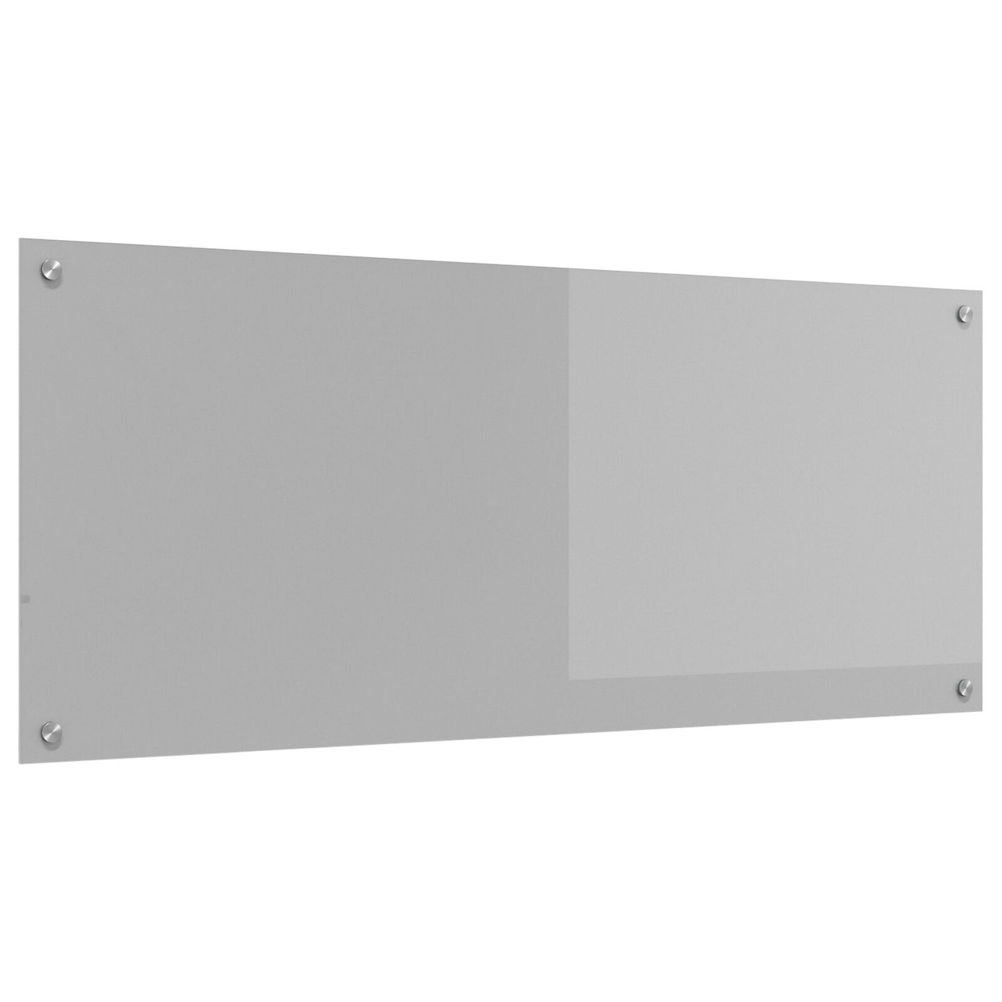 Pannello Di Schiena Per Cucina  Grigio Chiaro 120X50X0,6 Cm In Vetro Temperato