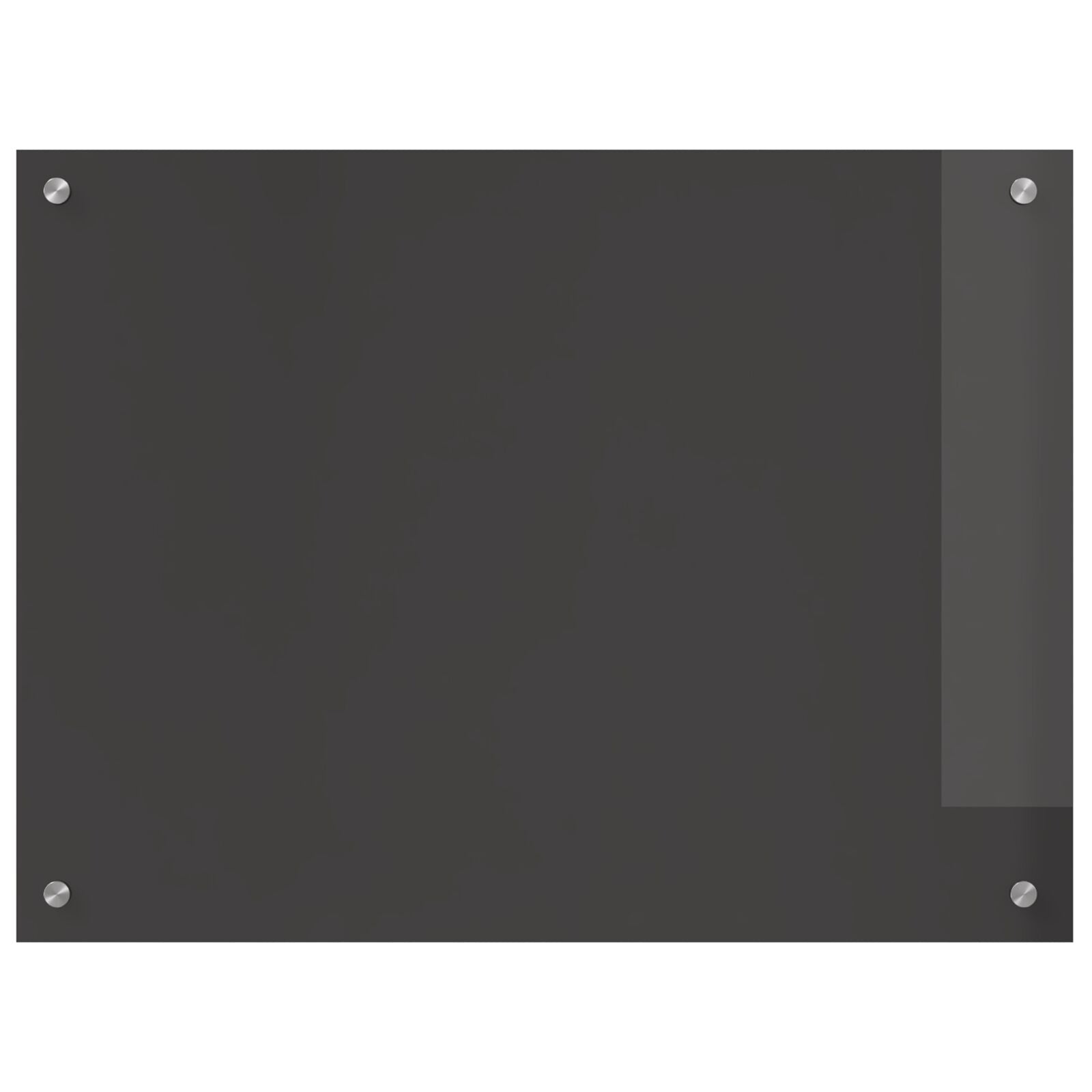Schienale Cucina In Grigio Scuro - 80X60X0.6 Cm Vetro Temperato