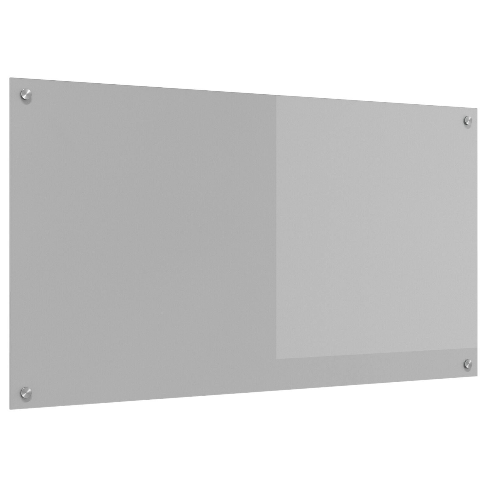 Schienale Cucina Grigio Chiaro 110X60X0,6 Cm Vetro Temperato Di