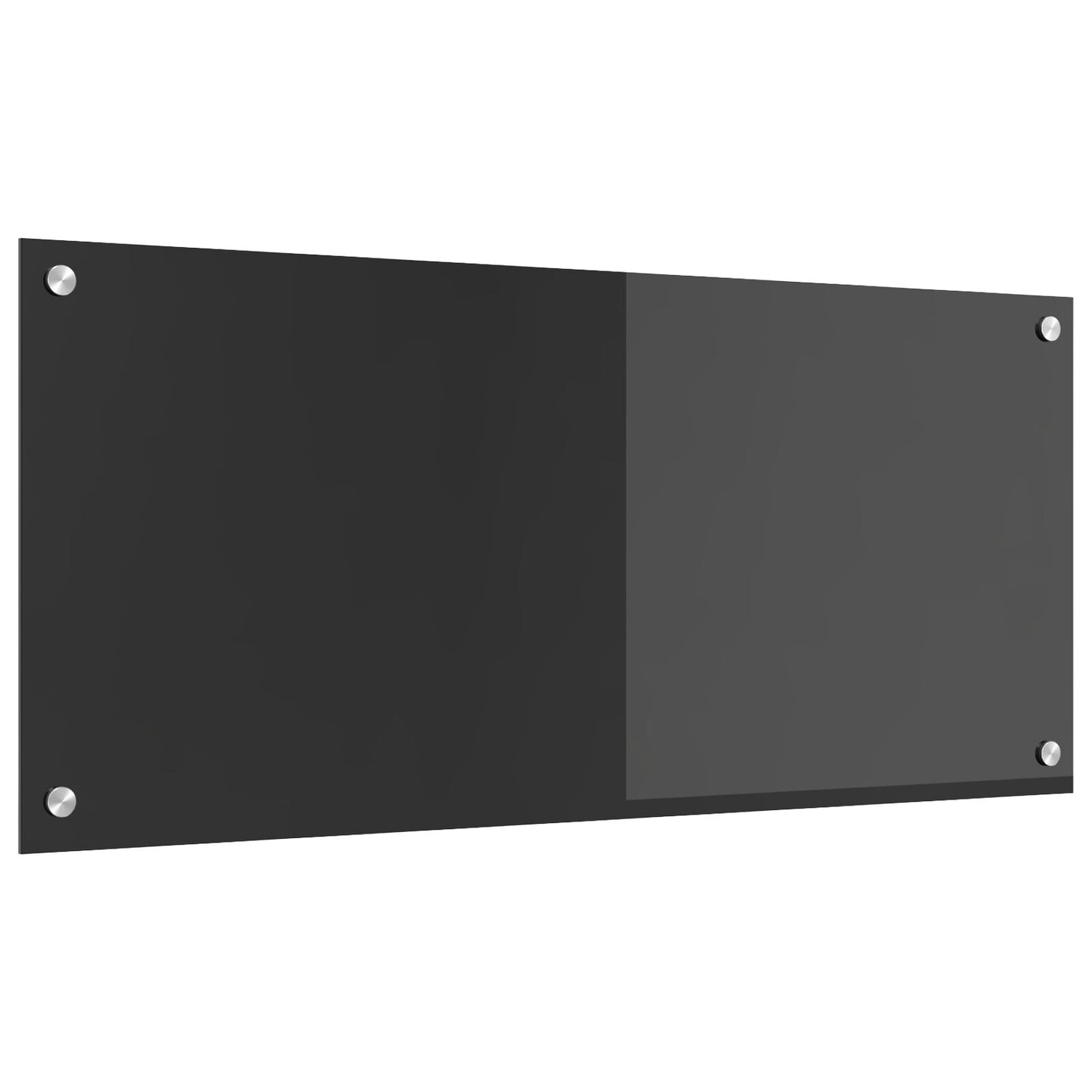 Schienale Per Cucina  Grigio Scuro 90X40X0,6 Cm In Vetro Temperato