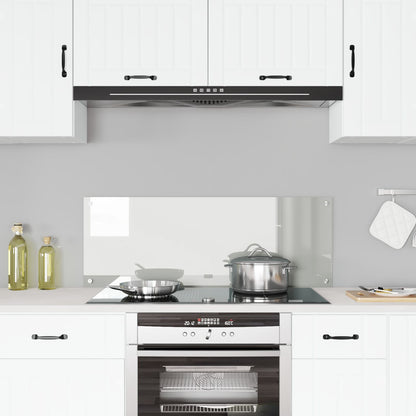 Schienale Da Cucina  Clear 110X40X0.6 Cm In Vetro Temperato