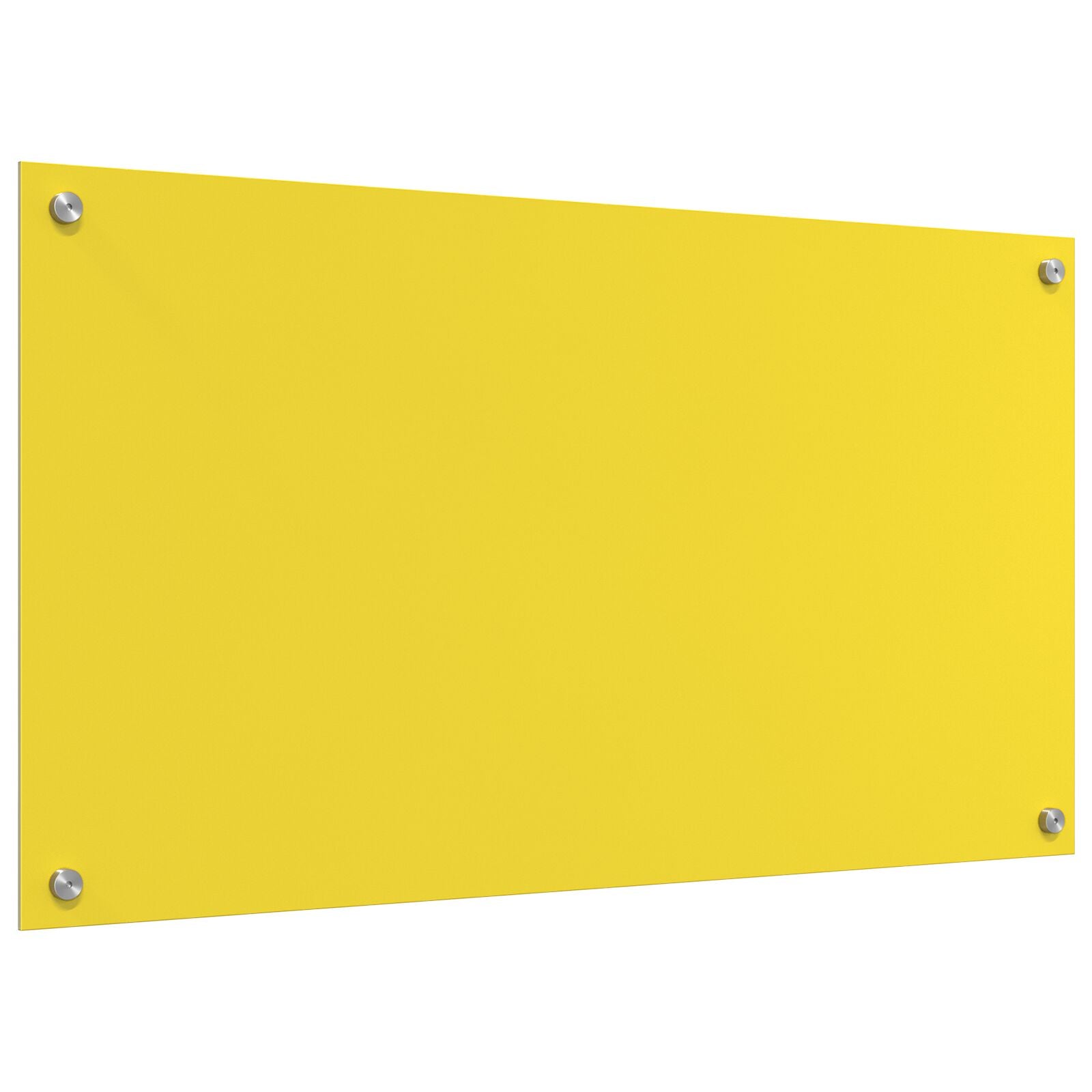 Schienale Da Cucina Giallo 90X50X0,6 Cm In Vetro Temperato Di