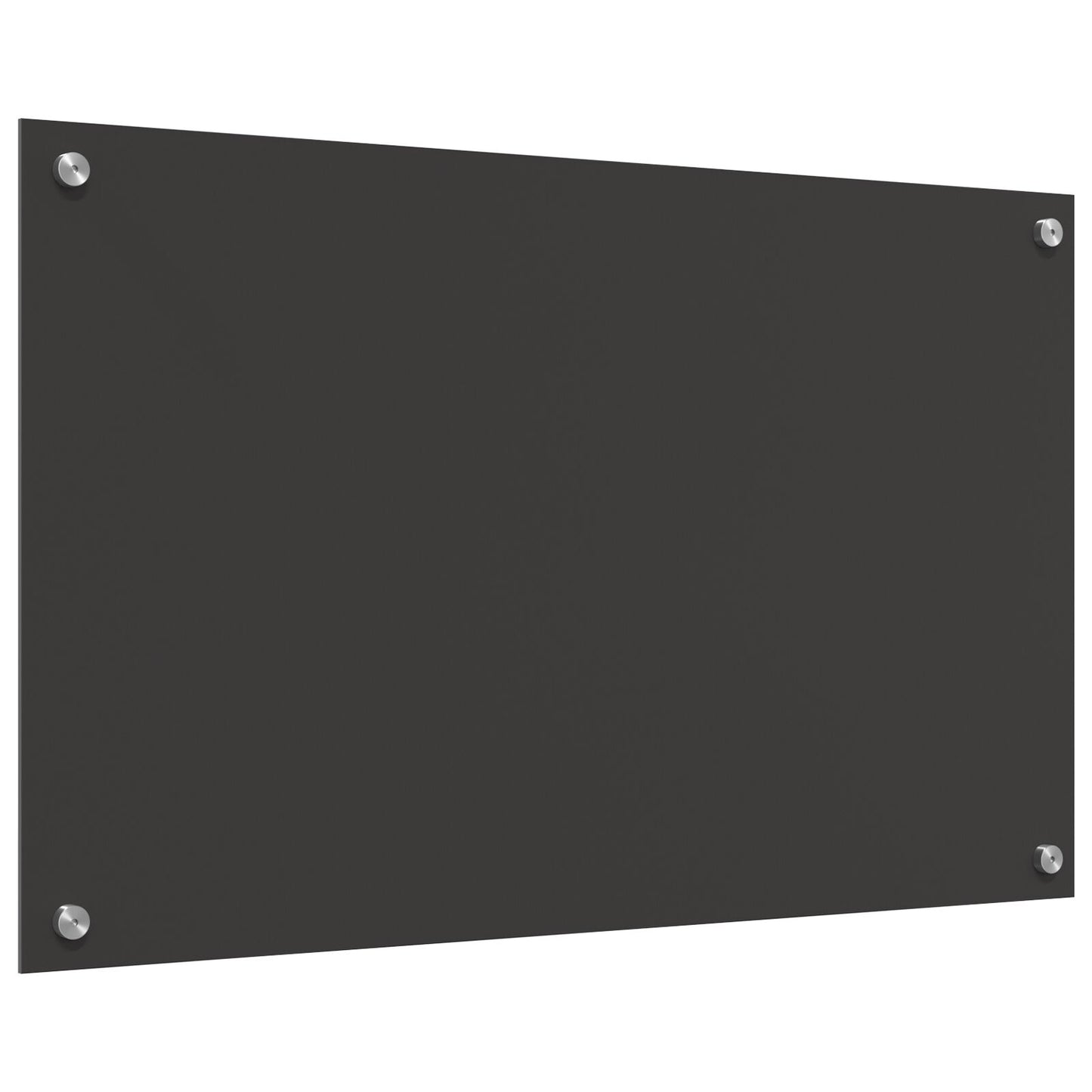 Schienale Cucina Grigio Scuro 80X50X0.6 Cm Vetro Temperato