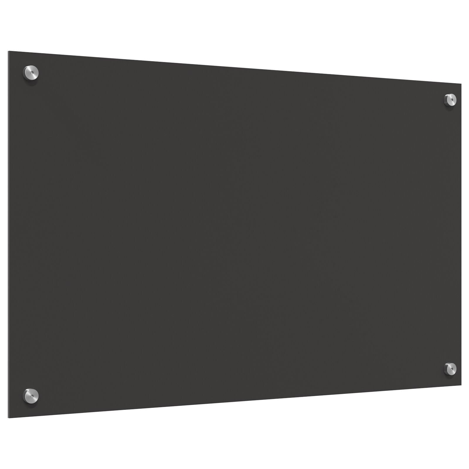 Schienale Cucina Grigio Scuro 80X50X0.6 Cm Vetro Temperato