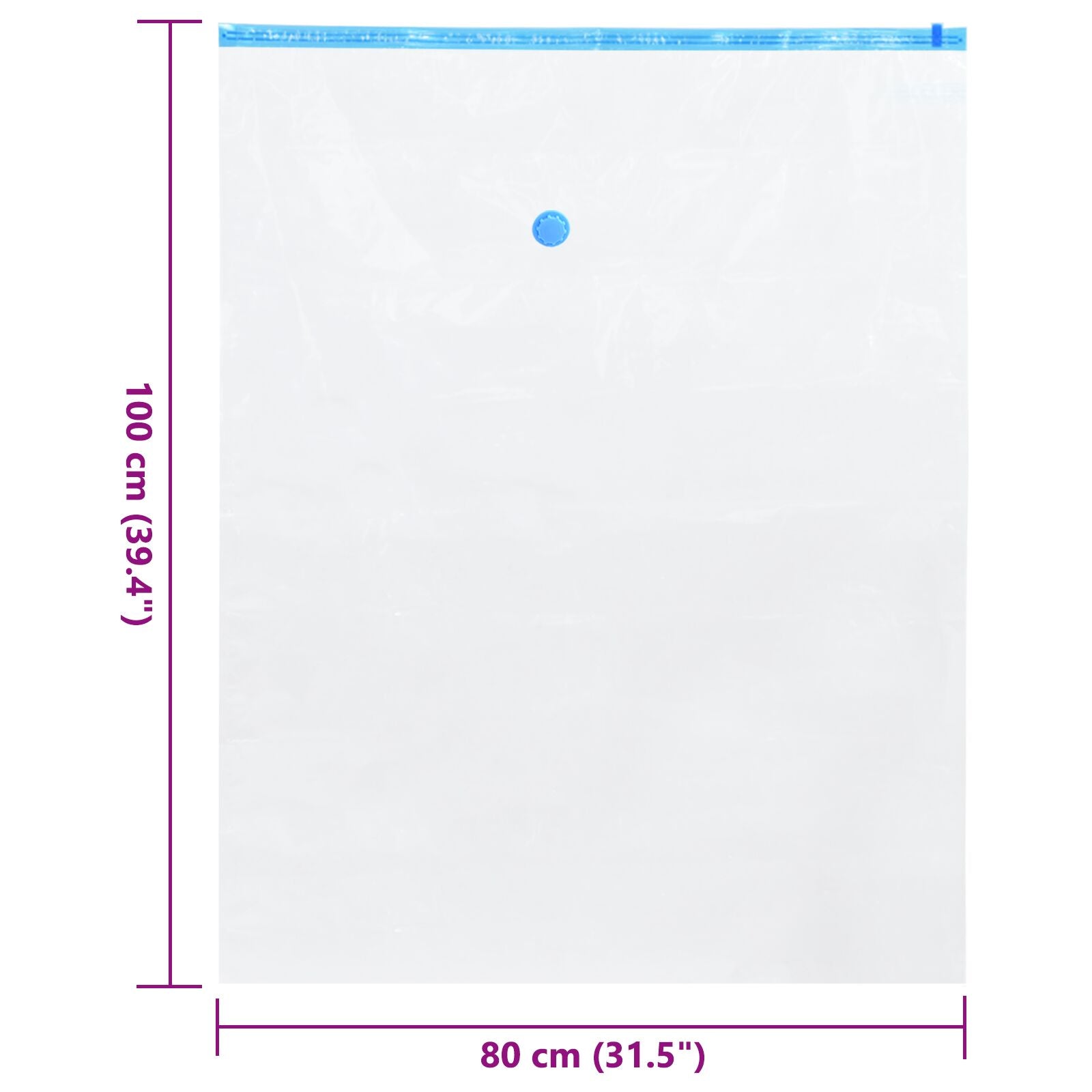 Sacchetti Per Sottovuoto  50 Pz 100X80 Cm