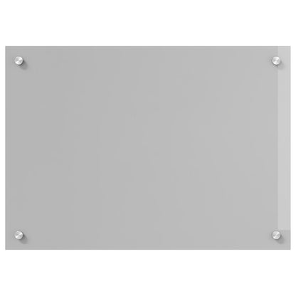 Schienale Cucina Grigio Chiaro 70X50X0,6 Cm Vetro Temperato