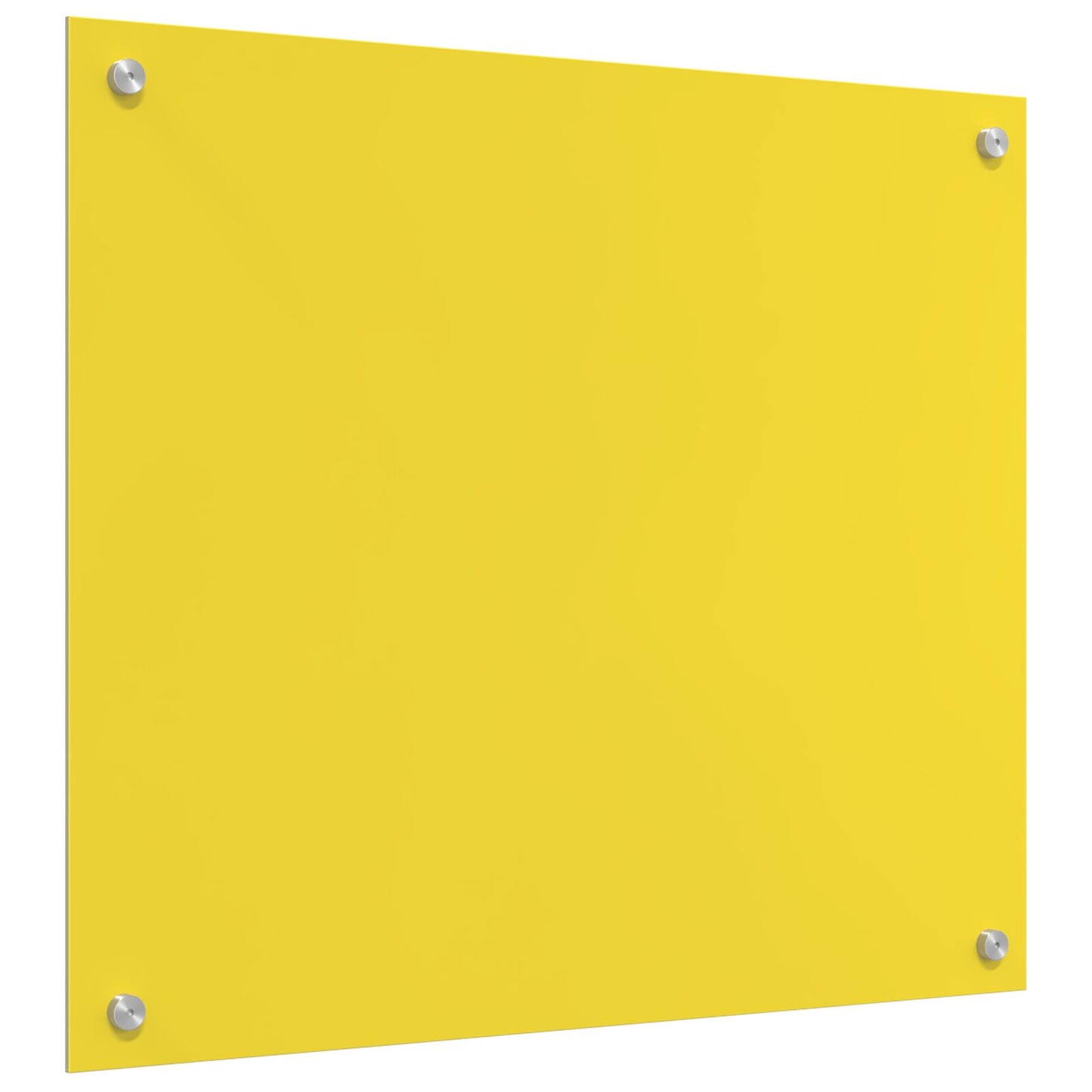 Schienale Da Cucina Giallo 70X60X0,6 Cm In Vetro Temperato -