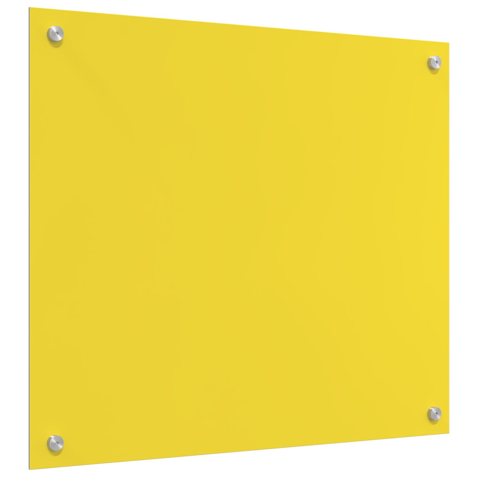 Schienale Da Cucina Giallo 70X60X0,6 Cm In Vetro Temperato -