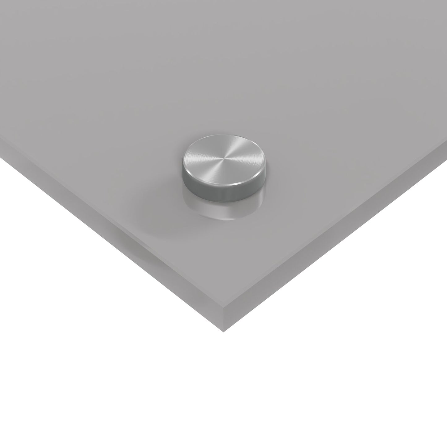 Pannello Di Schiena Per Cucina  Grigio Chiaro 120X50X0,6 Cm In Vetro Temperato