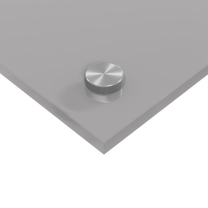 Pannello Di Schiena Per Cucina  Grigio Chiaro 120X50X0,6 Cm In Vetro Temperato