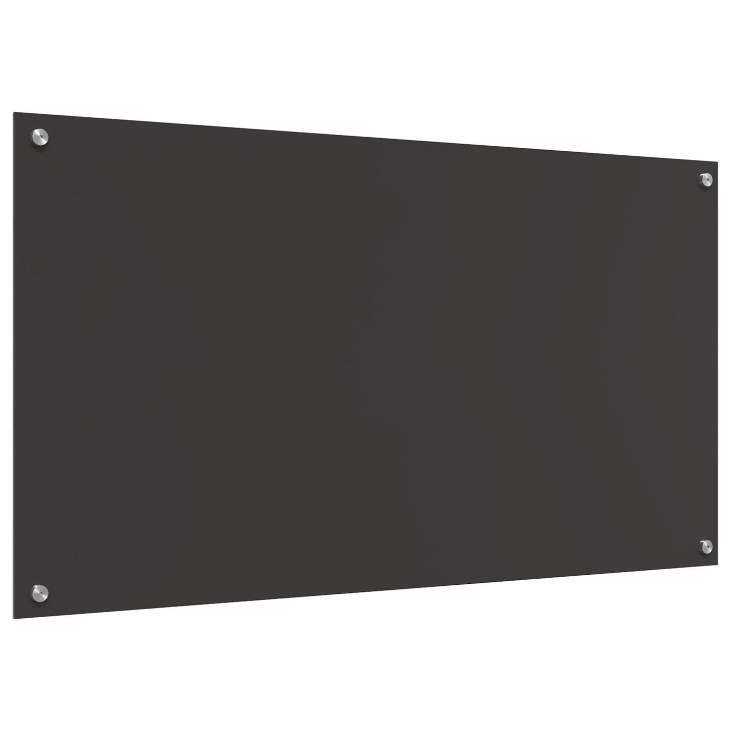 Schienale Da Cucina  Grigio Scuro 110X60X0,6 Cm In Vetro Temperato