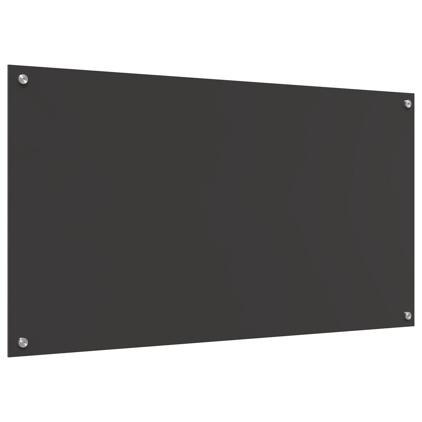 Schienale Da Cucina  Grigio Scuro 110X60X0,6 Cm In Vetro Temperato