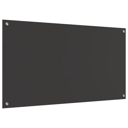 Schienale Da Cucina  Grigio Scuro 110X60X0,6 Cm In Vetro Temperato