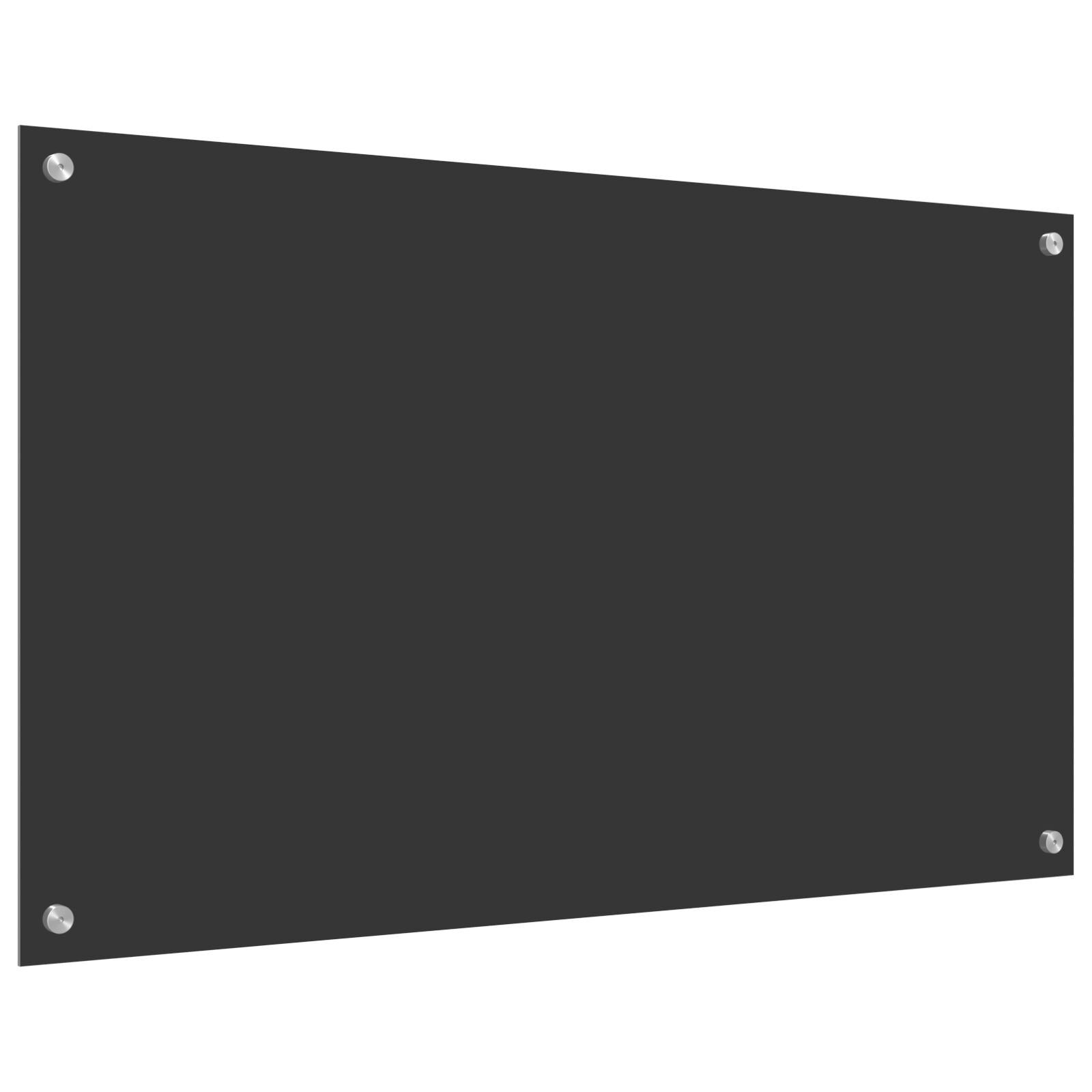 Schienale Da Cucina  Grigio Scuro 100X60X0,6 Cm In Vetro Temperato
