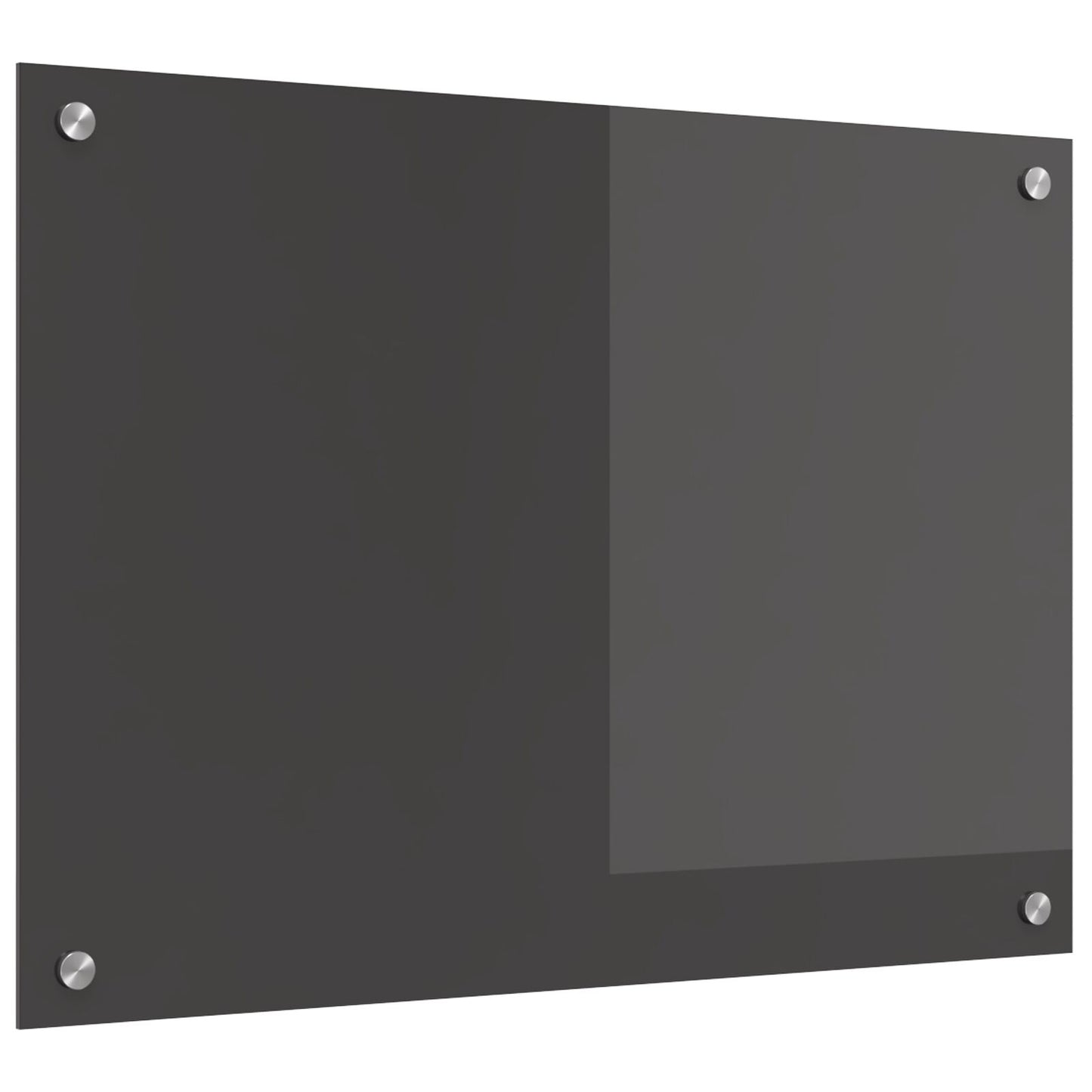 Schienale Cucina Grigio Scuro 70X50X0,6 Cm Vetro Temperato