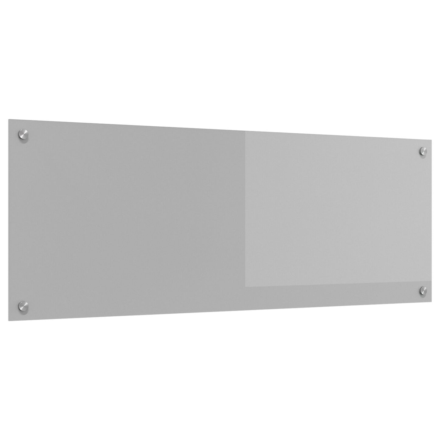 Schienale Cucina Grigio Chiaro 110X40X0,6 Cm Vetro Temperato Di