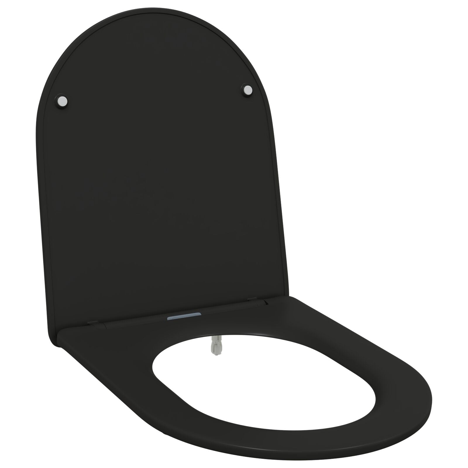 Seggiolino Per Toilette A Rilascio Rapido Con Chiusura Morbida - Duroplast, Nero