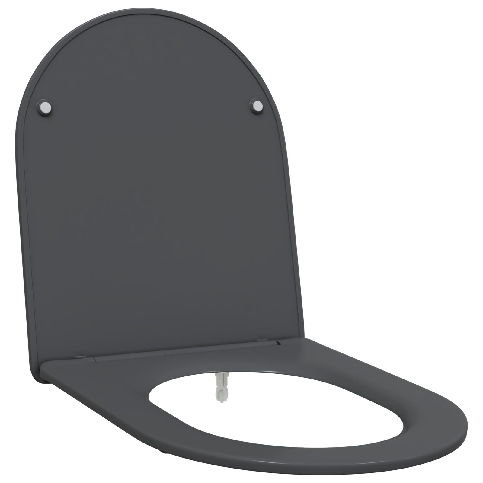 Sedile Del Wc Con Chiusura Morbida In Duroplast Antracite Di
