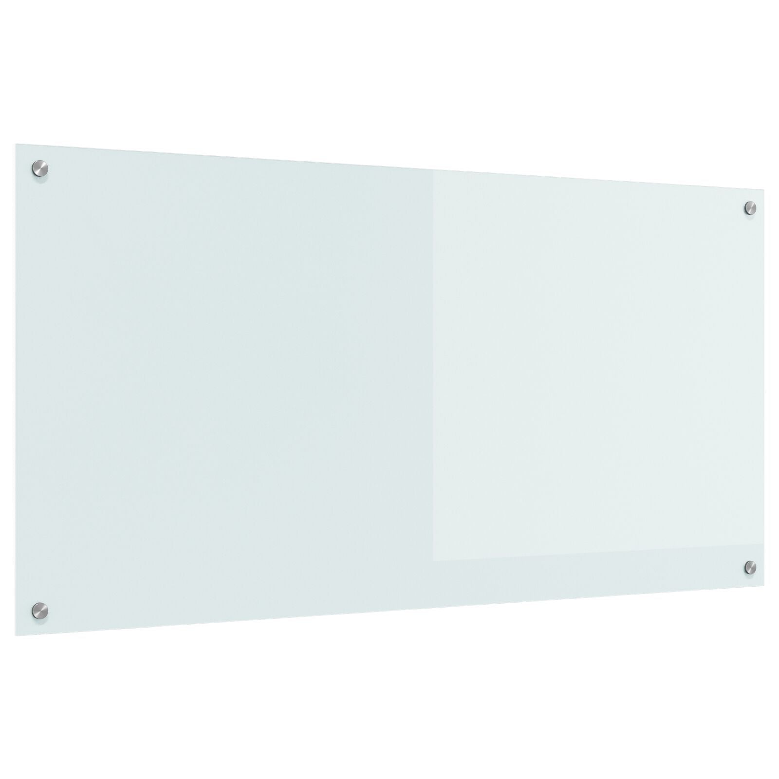 Schienale Cucina Bianco 120X60X0,6 Cm In Vetro Temperato