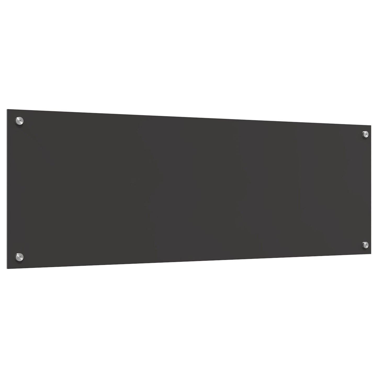 Schienale Cucina Grigio Scuro 120X40X0,6 Cm In Vetro Temperato -