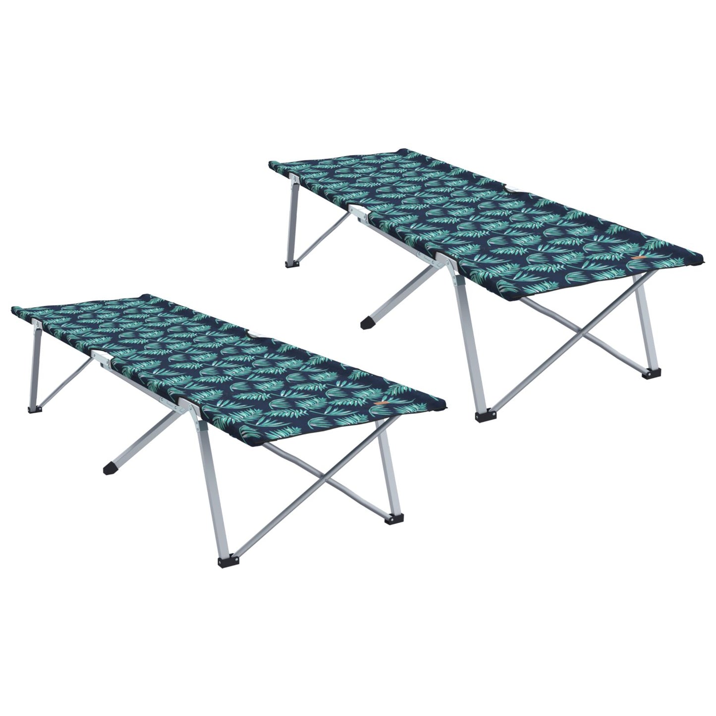 Letto Da Campeggio Pieghevole Metallo, Tessuto Standard