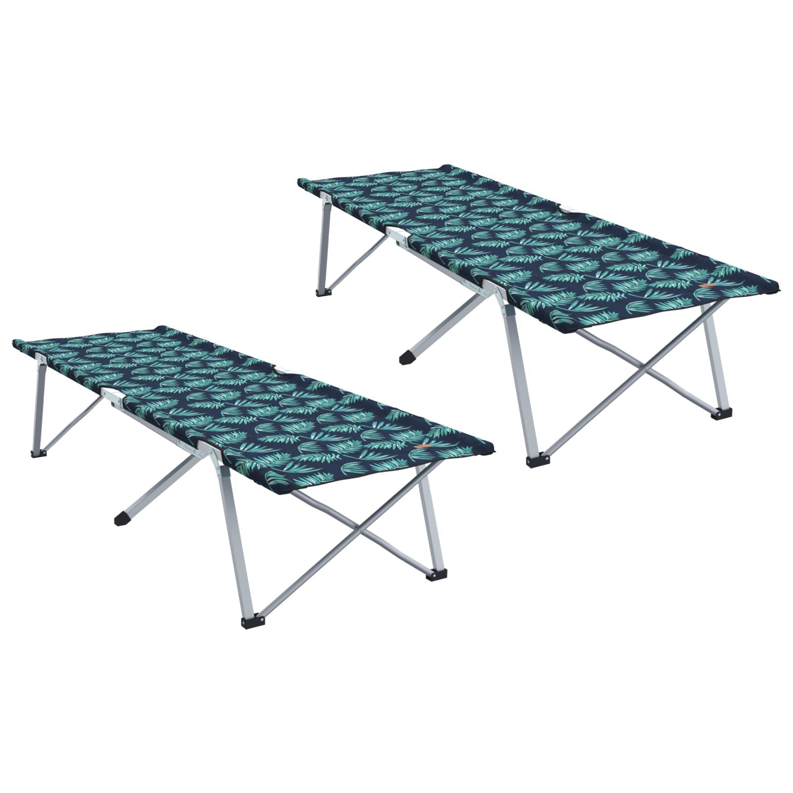 Letto Da Campeggio Pieghevole Metallo, Tessuto Standard