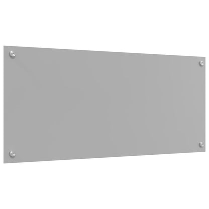 Schienale Cucina  Grigio Chiaro 90X40X0,6 Cm In Vetro Temperato