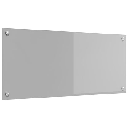 Schienale Cucina  Grigio Chiaro 90X40X0,6 Cm In Vetro Temperato