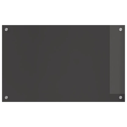 Schienale Cucina Grigio Scuro 80X50X0.6 Cm Vetro Temperato