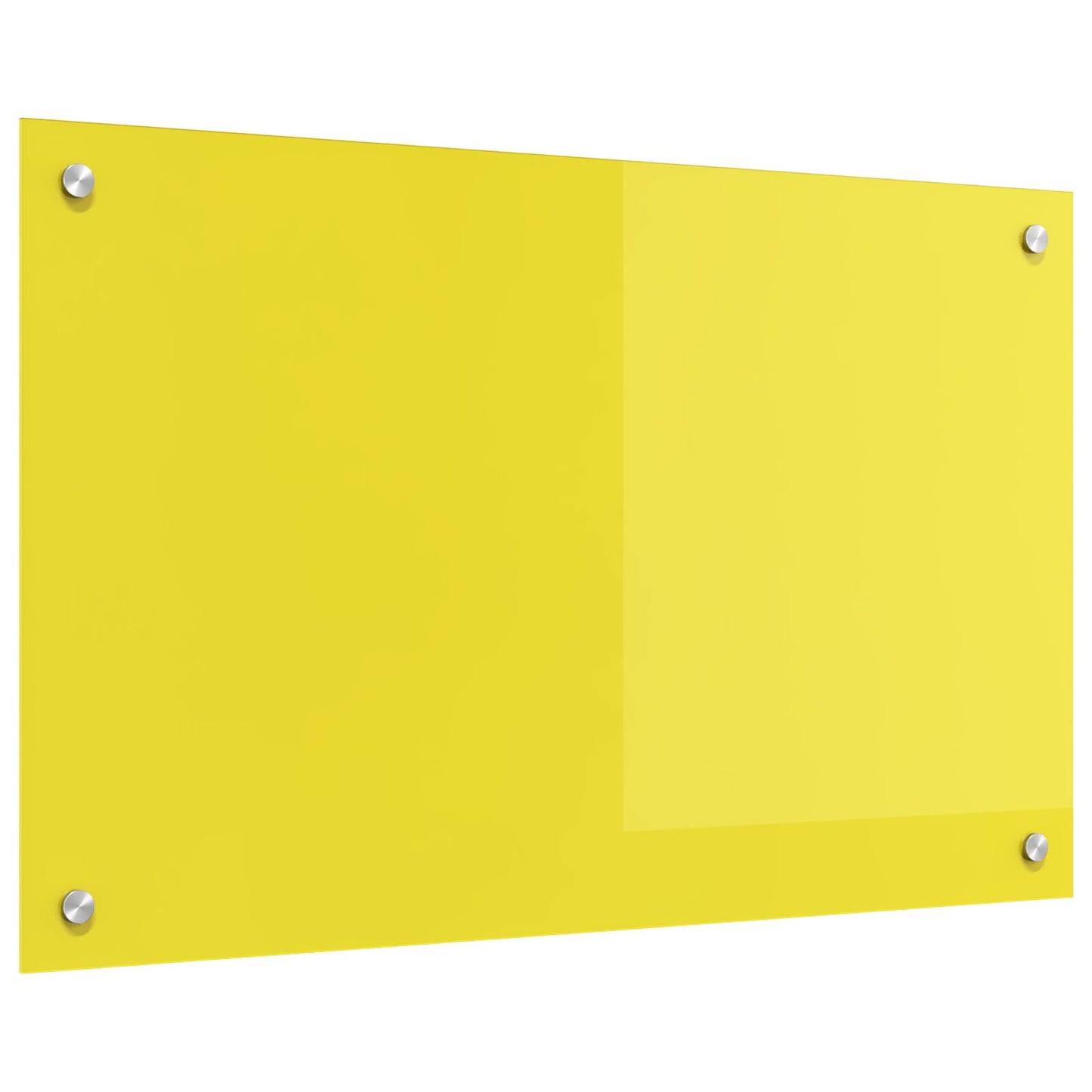 Schienale Cucina  Giallo 80X50X0,6 Cm Vetro Temperato