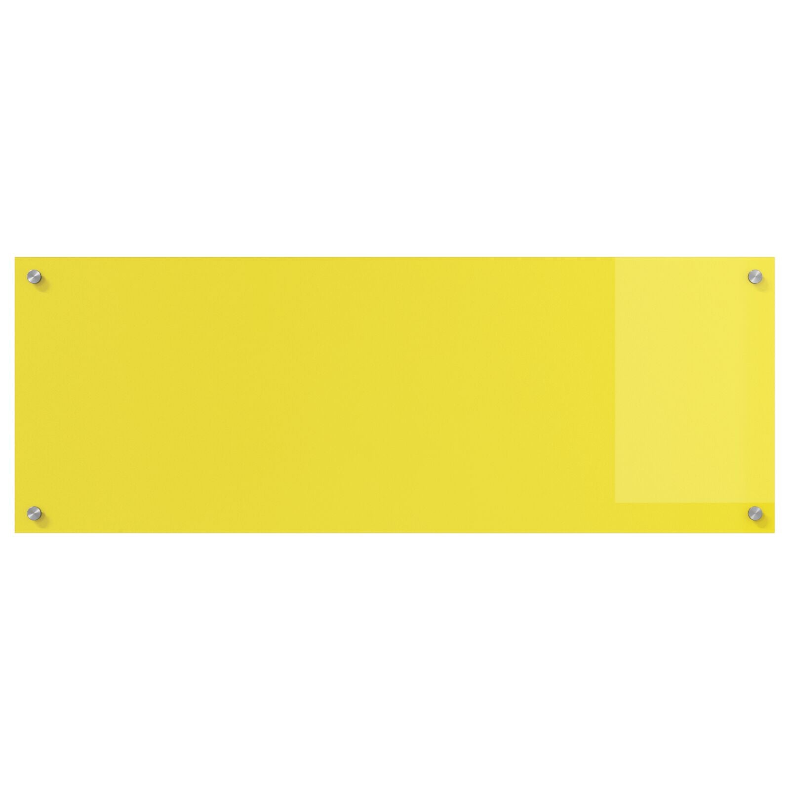 Schienale Da Cucina Giallo 110X40X0,6 Cm Vetro Temperato