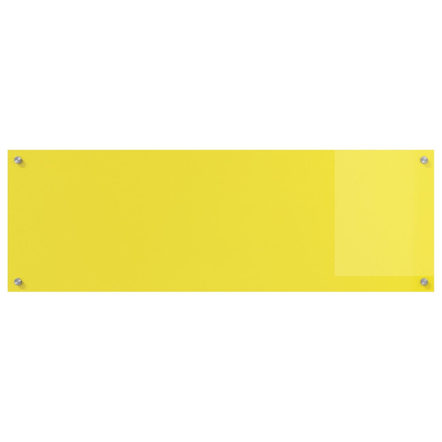 Schienale Da Cucina  Giallo 120X40X0,6 Cm In Vetro Temperato