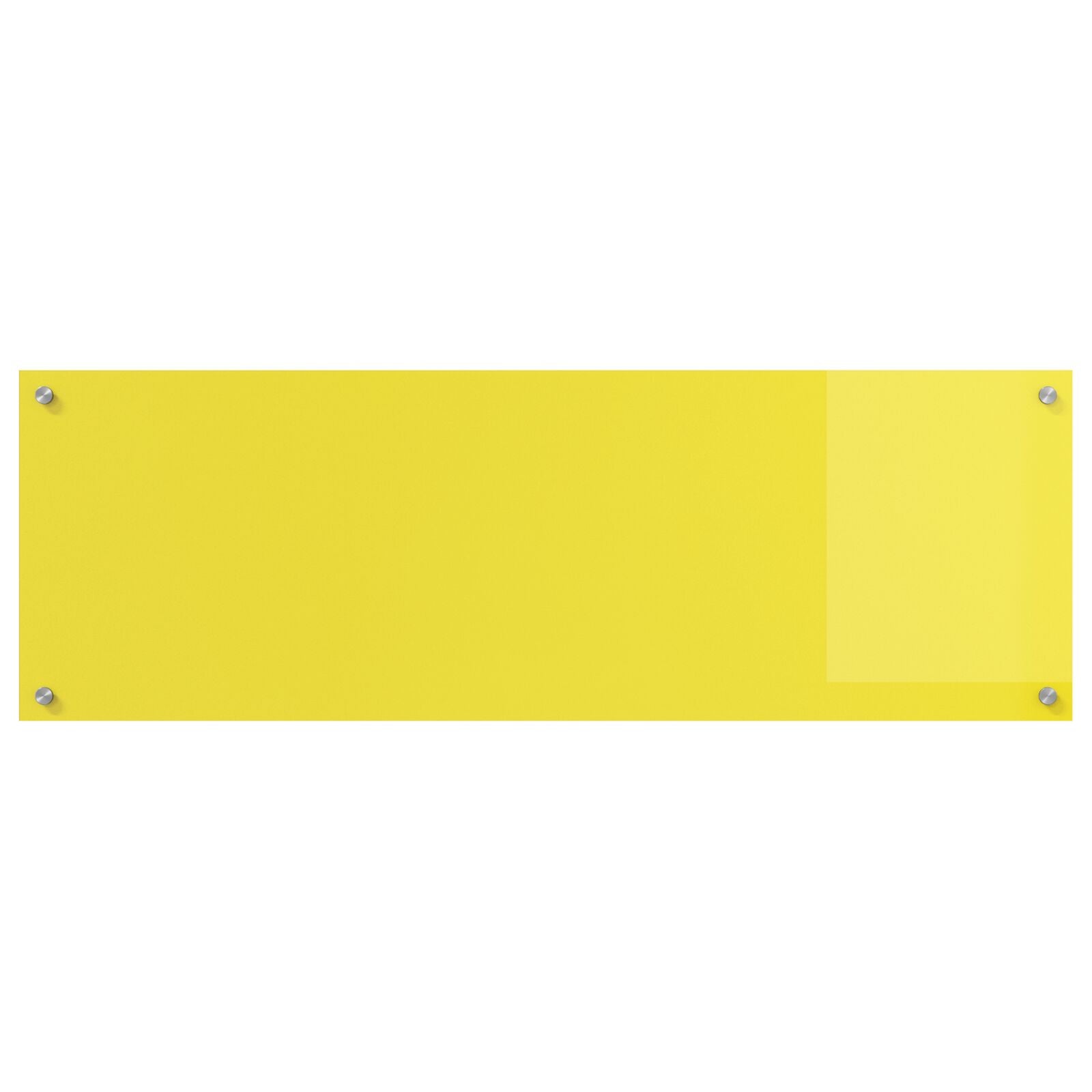 Schienale Da Cucina  Giallo 120X40X0,6 Cm In Vetro Temperato