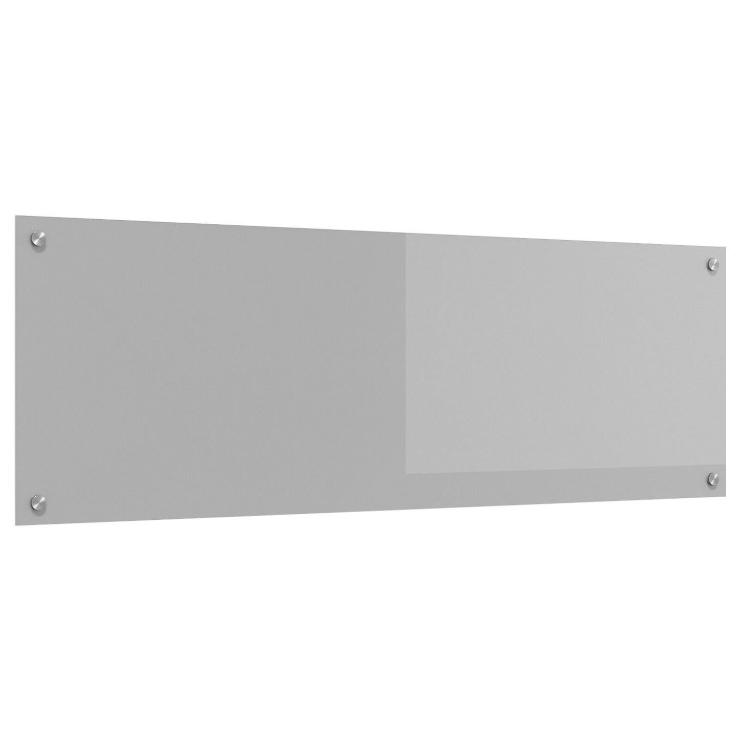 Schienale Cucina Grigio Chiaro 120X40X0,6 Cm Vetro Temperato
