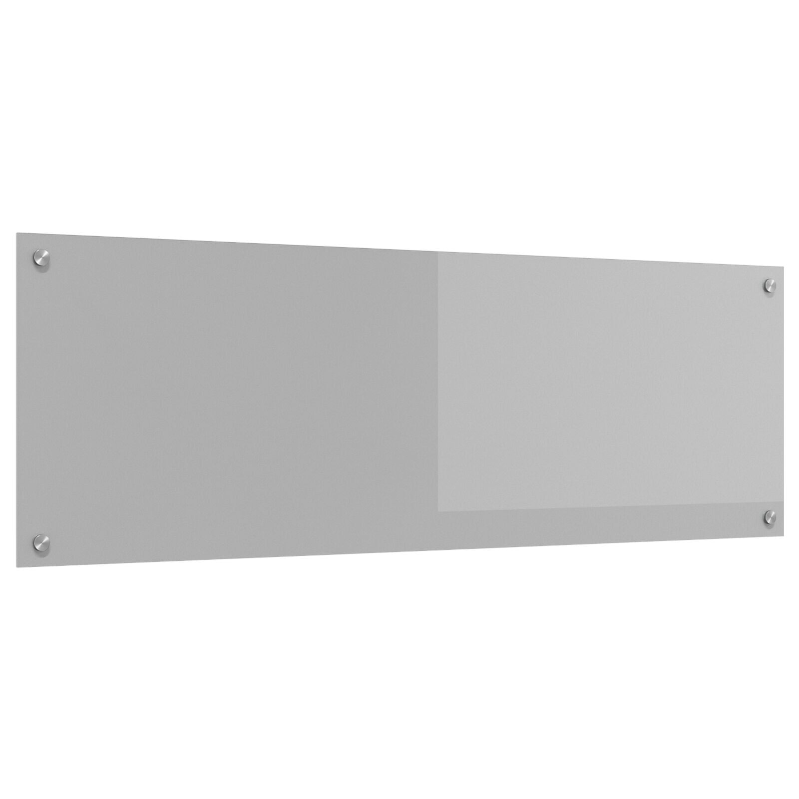 Schienale Cucina Grigio Chiaro 120X40X0,6 Cm Vetro Temperato