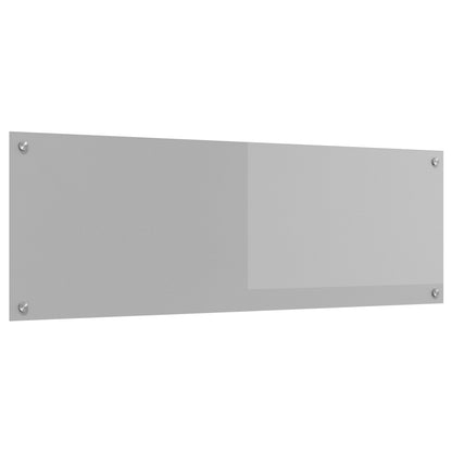 Schienale Cucina Grigio Chiaro 120X40X0,6 Cm Vetro Temperato