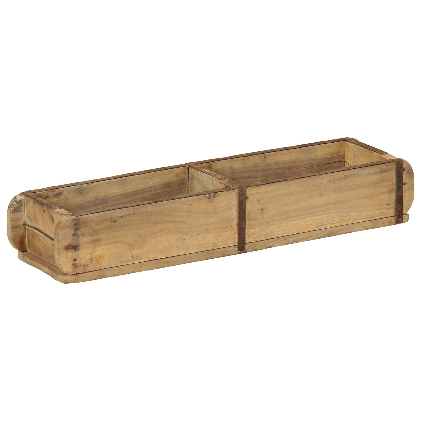 Vassoio 60,5X15X9 Cm In Legno Riciclato