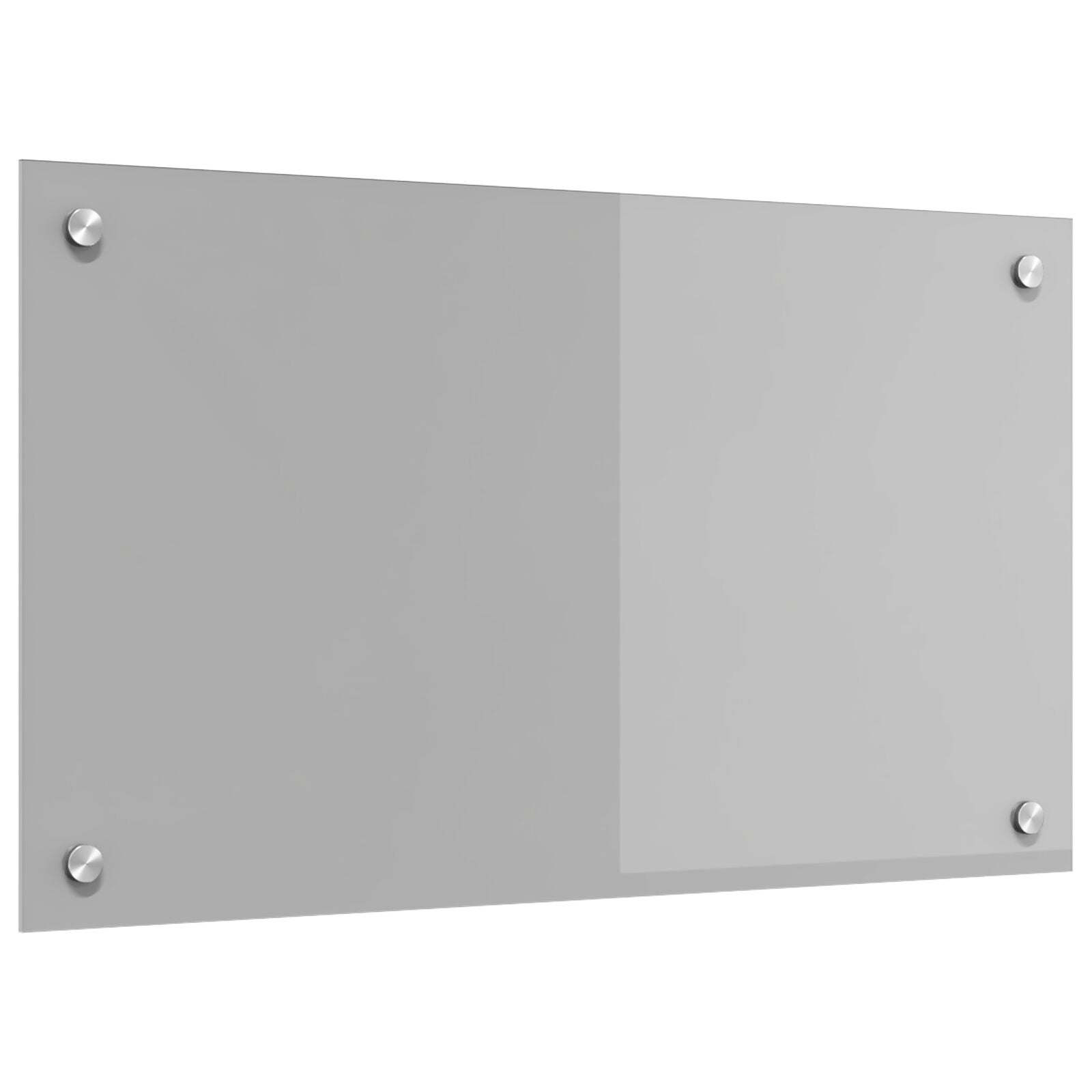 Schienale Cucina Grigio Chiaro 70X40X0,6 Cm Vetro Temperato