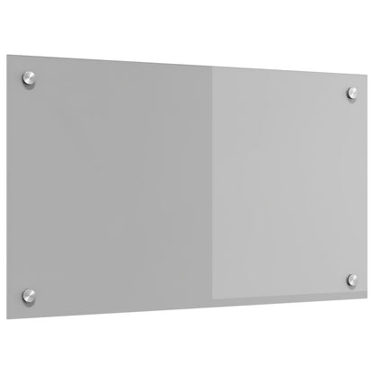 Schienale Cucina Grigio Chiaro 70X40X0,6 Cm Vetro Temperato